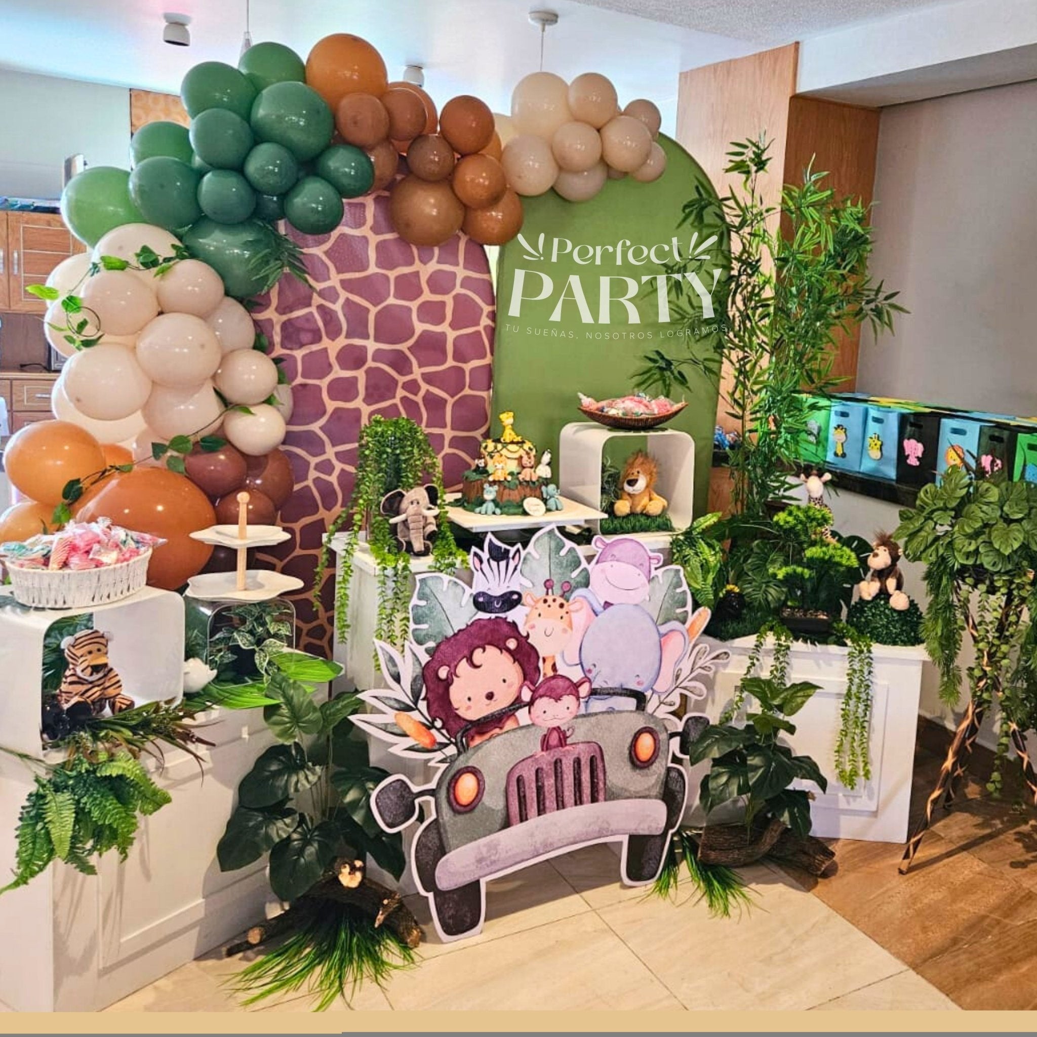 Mesa de dulces | Decoración con globos - Perfect Party